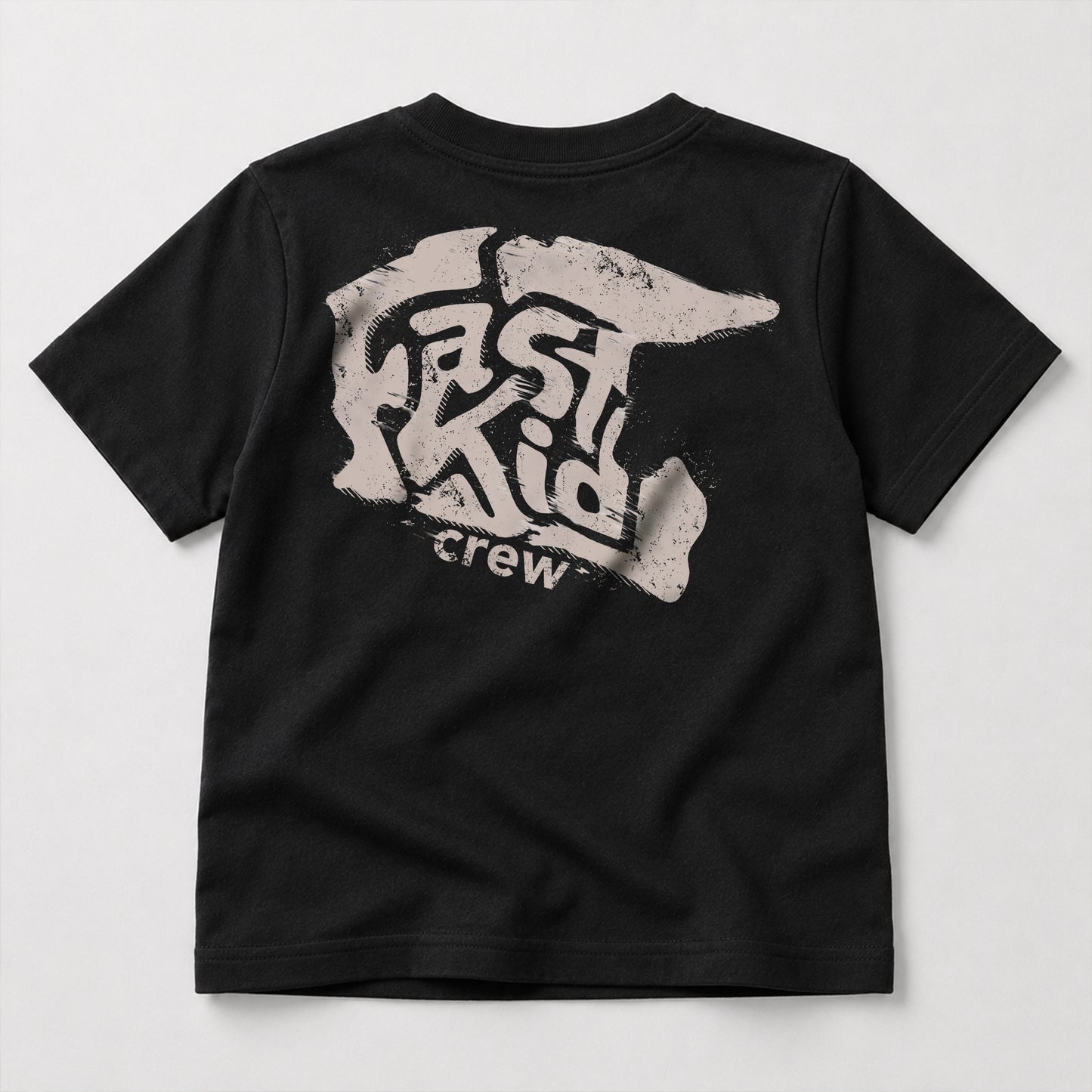 Fast Kid Crew Dirt Bike Helmet kids dirt bike graphic t-shirt front view