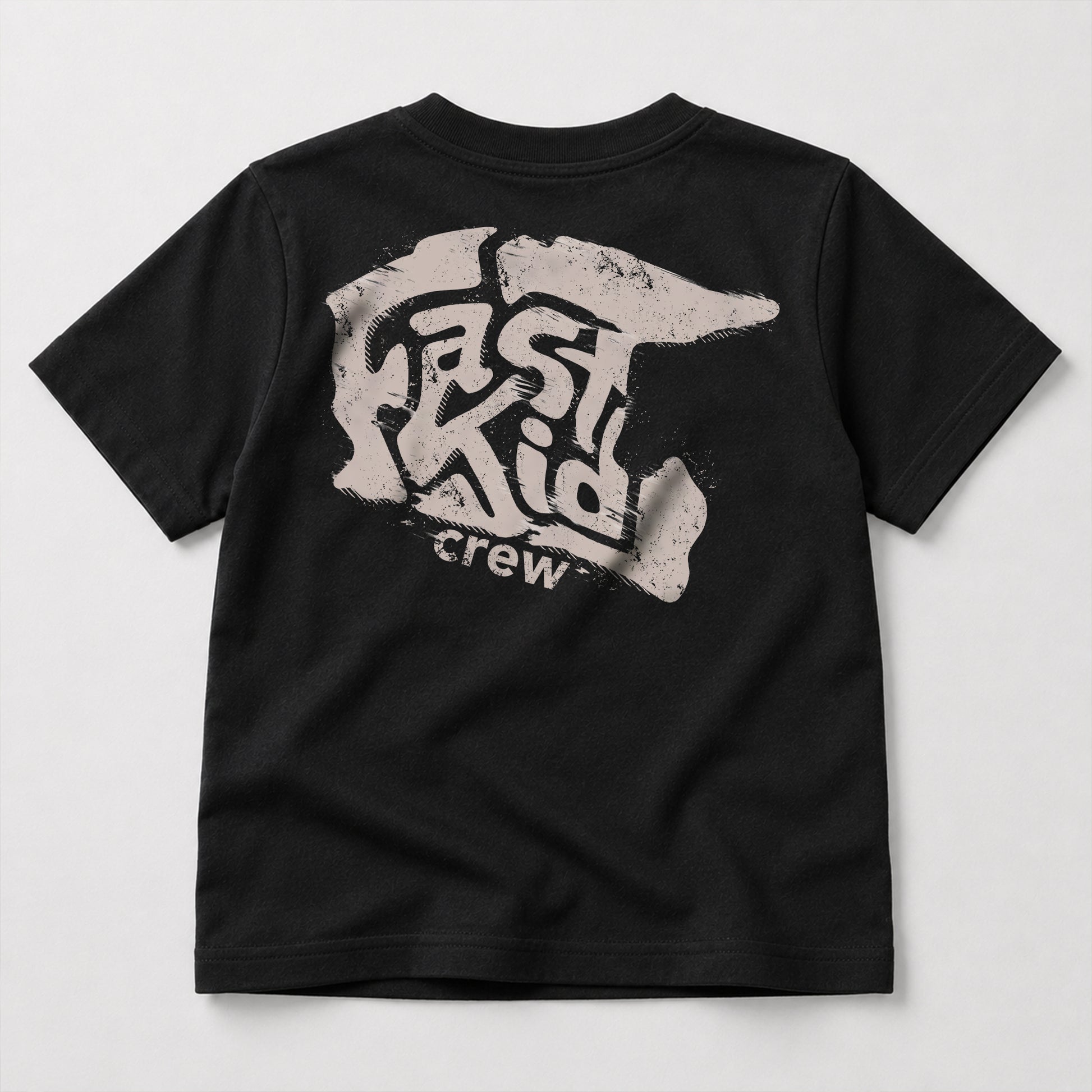 Fast Kid Crew Dirt Bike Helmet kids dirt bike graphic t-shirt front view