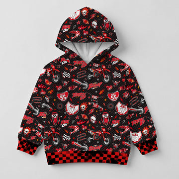Kids GasGas Motocross Hoodie – Personalized