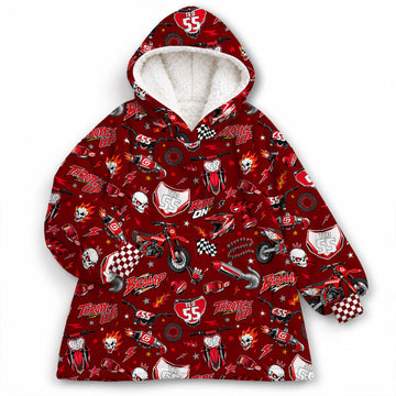 Gasgas Dirt Bike Kids Snug Hoodie-Fleece