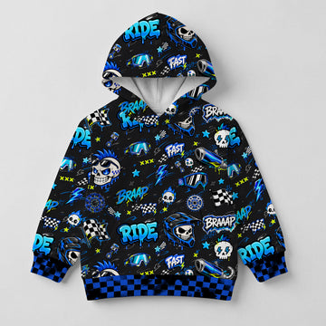 Yamaha Blue MX Cotton Hoodie