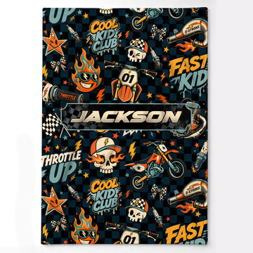 Vintage MX Color - Personalized blanket