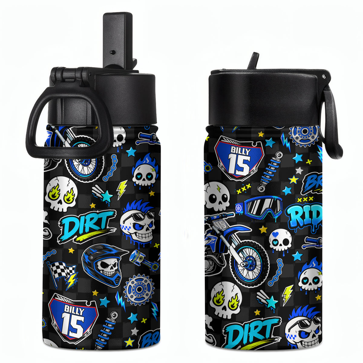 Yamaha Blue Color - Personalized Bottle