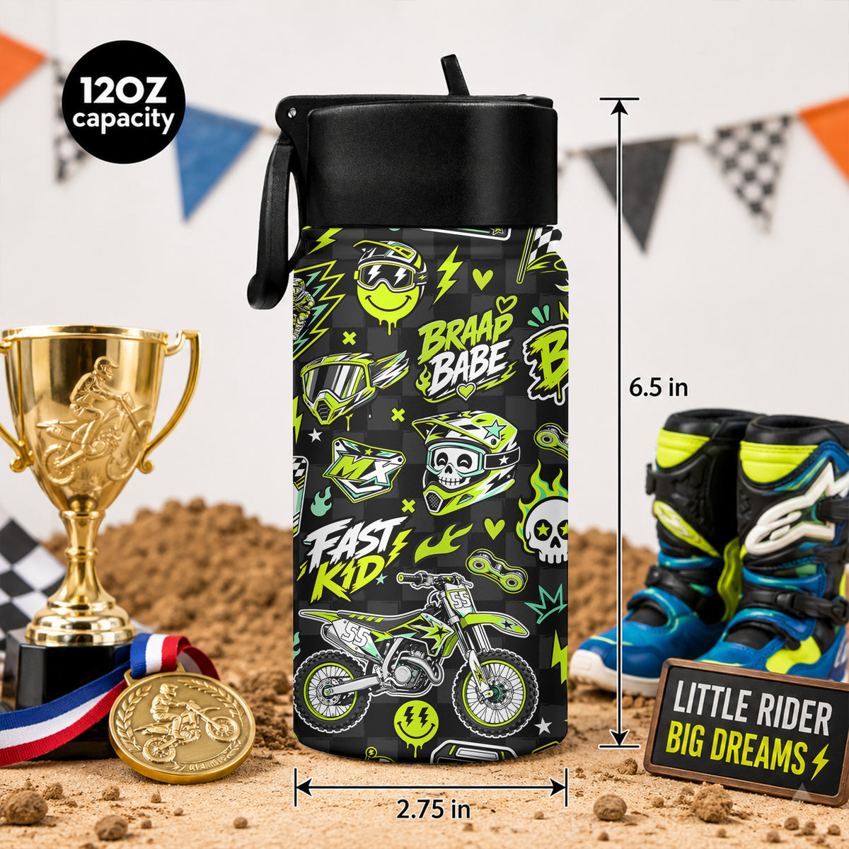 Kawasaki Color - Personalized Bottle