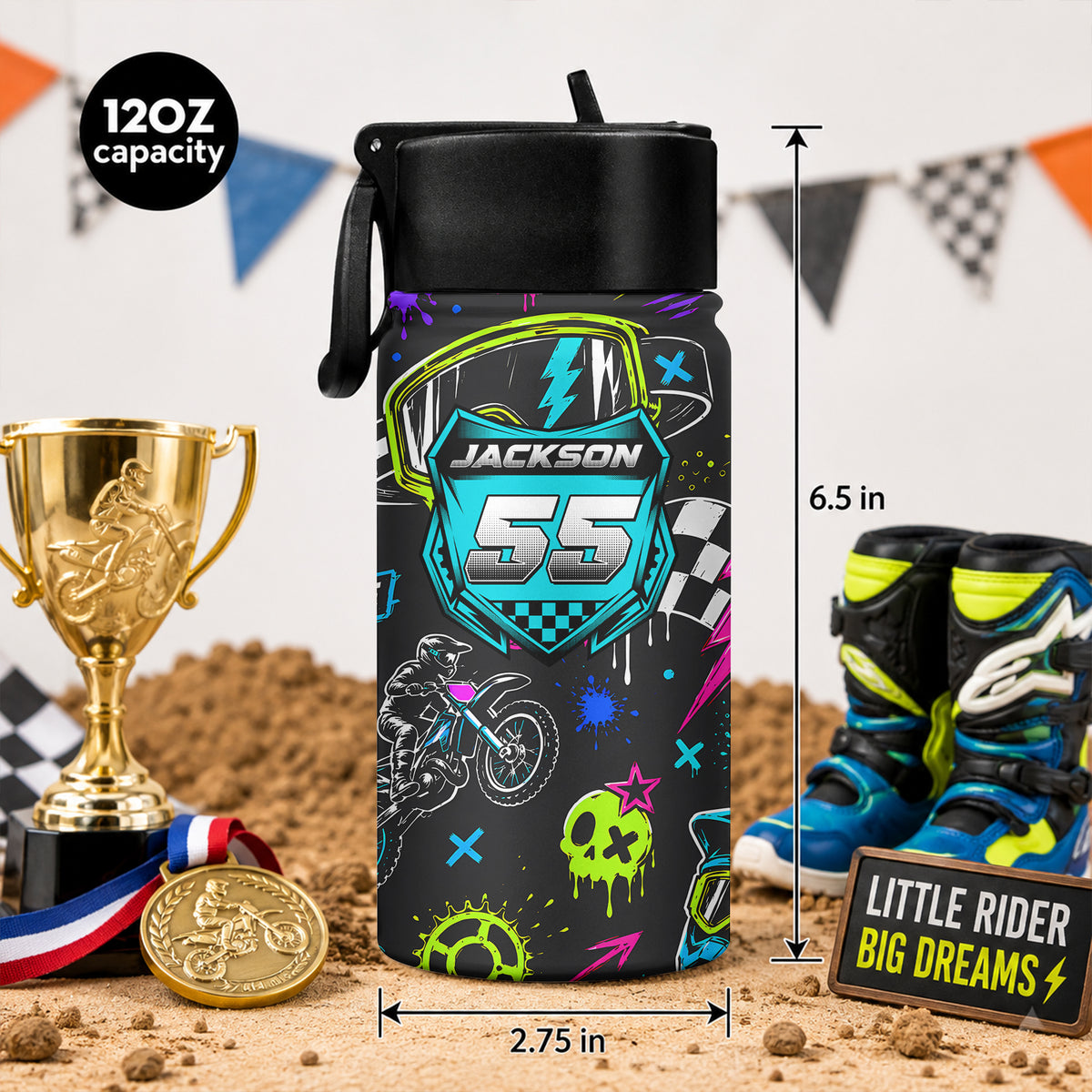 Neon Color - Personalized Bottle