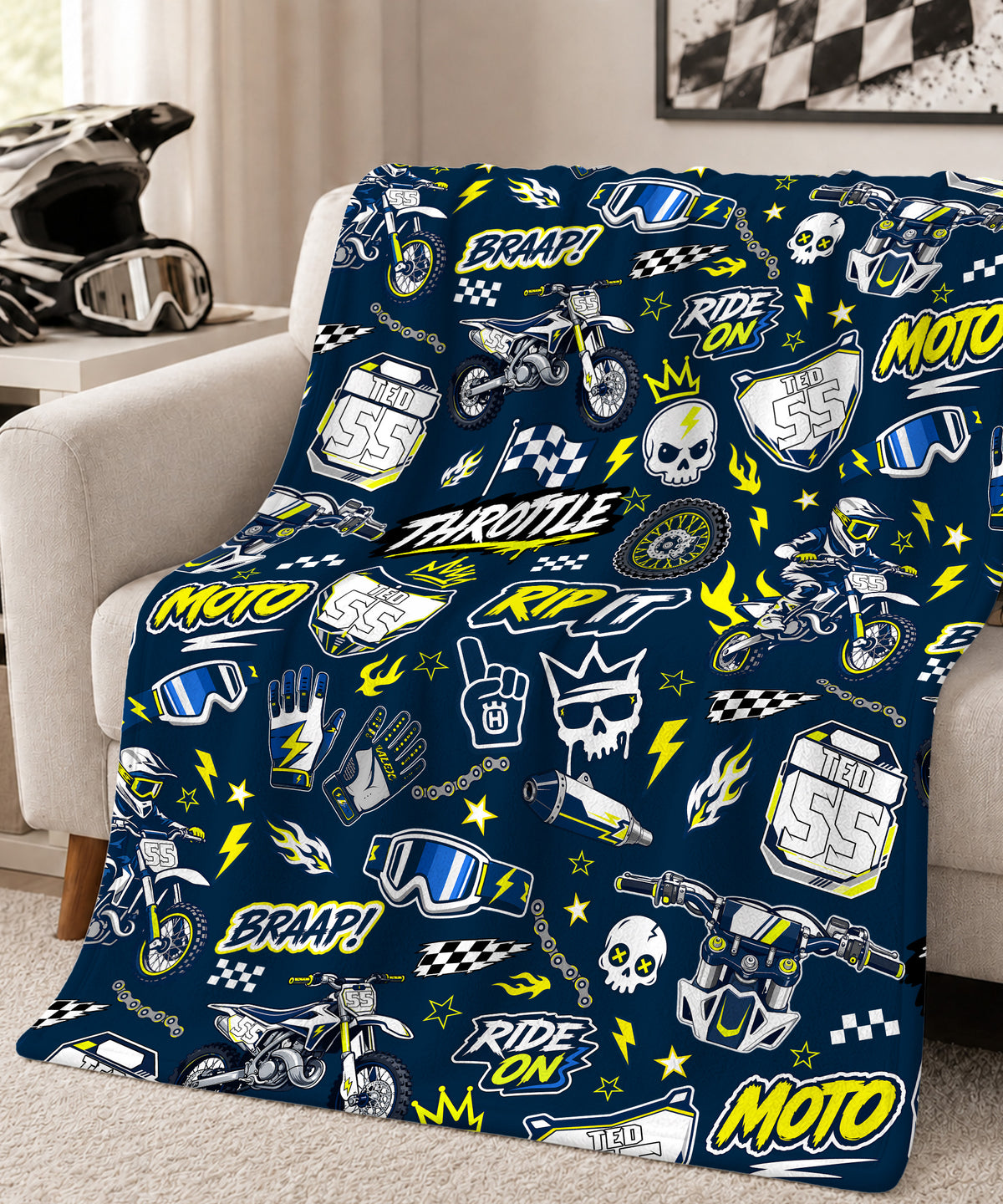 Husqvarna Color - Personalized blanket