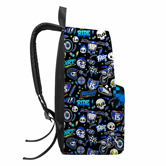 Personalized Yamaha Dirt Bike Backpack – Custom Name & Race Number
