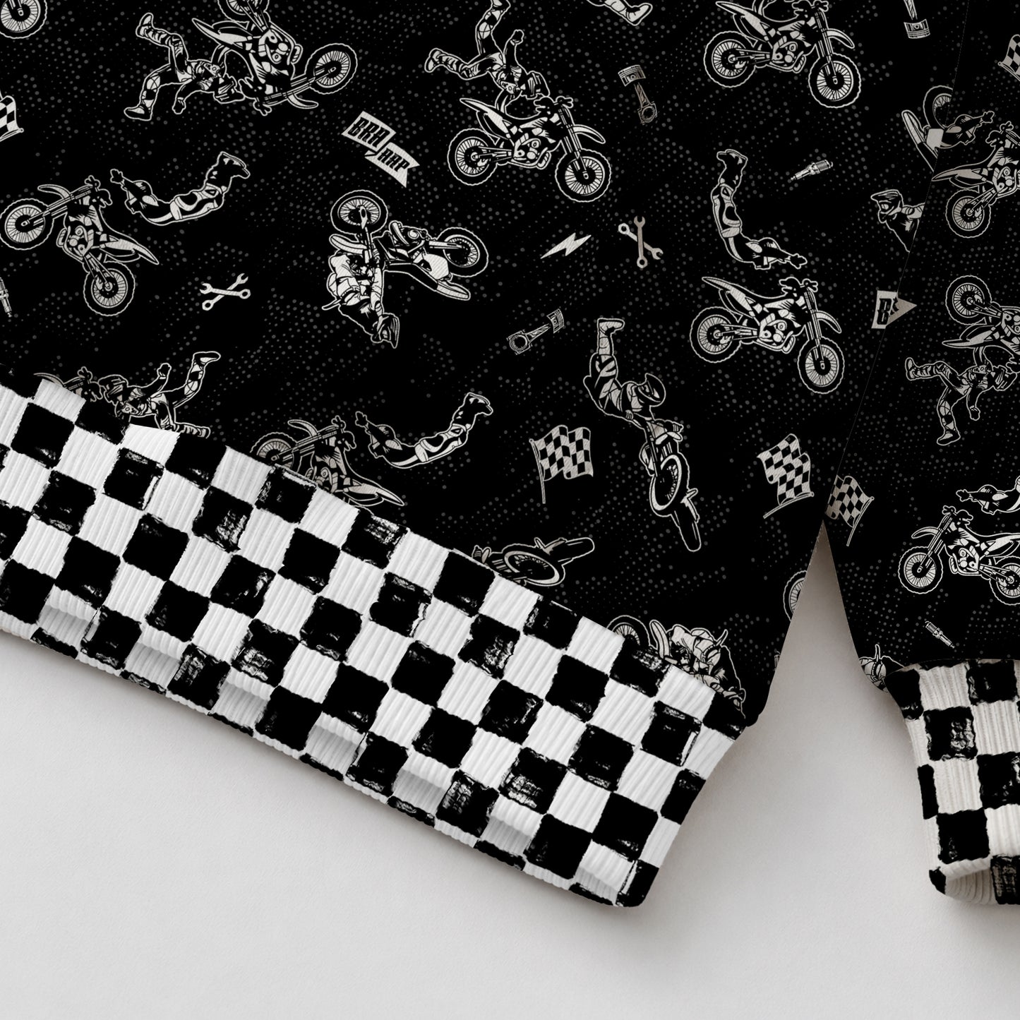 Kids Freestyle Motocross Cotton Hoodie Personalized