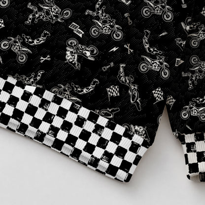 Kids Freestyle Motocross Cotton Hoodie Personalized