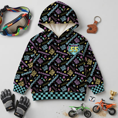 Kids Braaap Dirt Bike Hoodie – Personalized