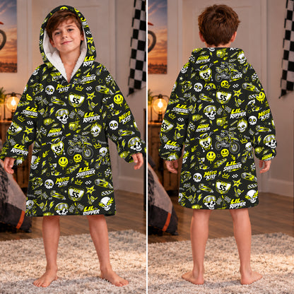 Cobra Dirt Bike Kids Snug Hoodie-Fleece