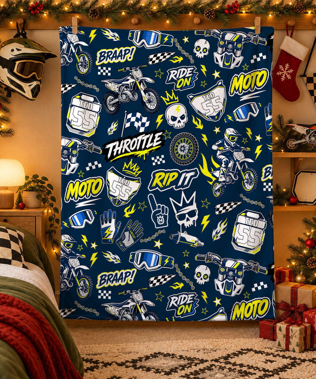 Husqvarna Color - Personalized blanket