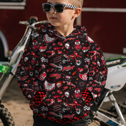 Kids GasGas Motocross Hoodie – Personalized
