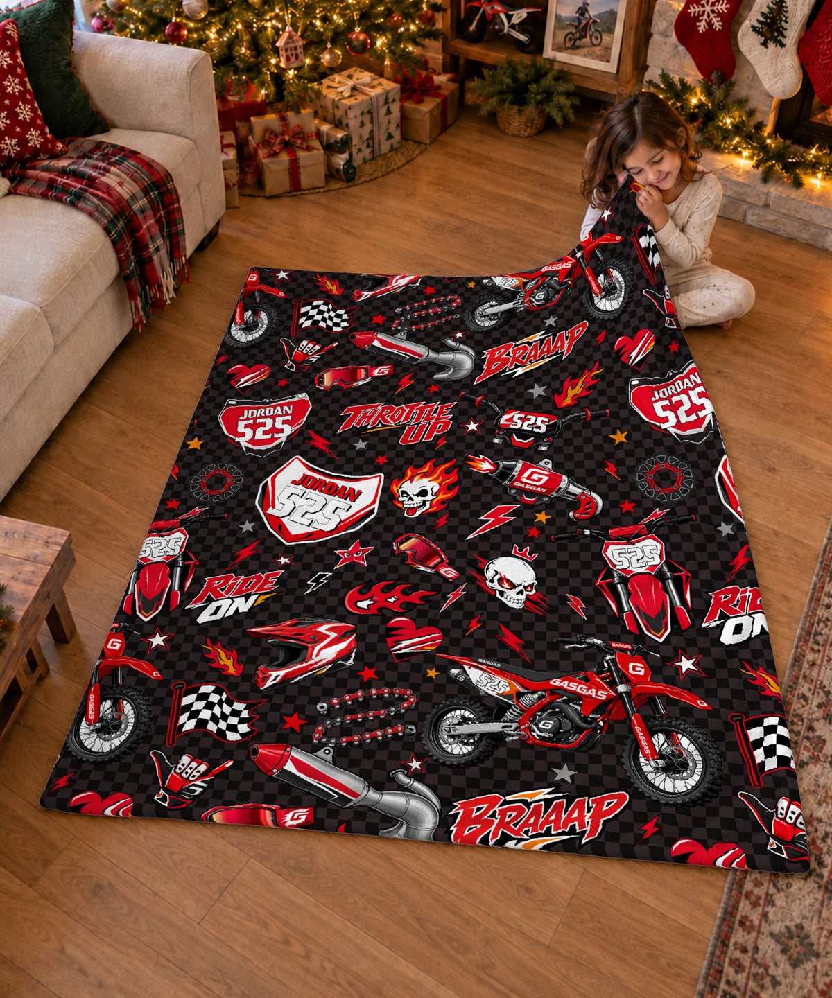 Gasgas Color - Personalized blanket
