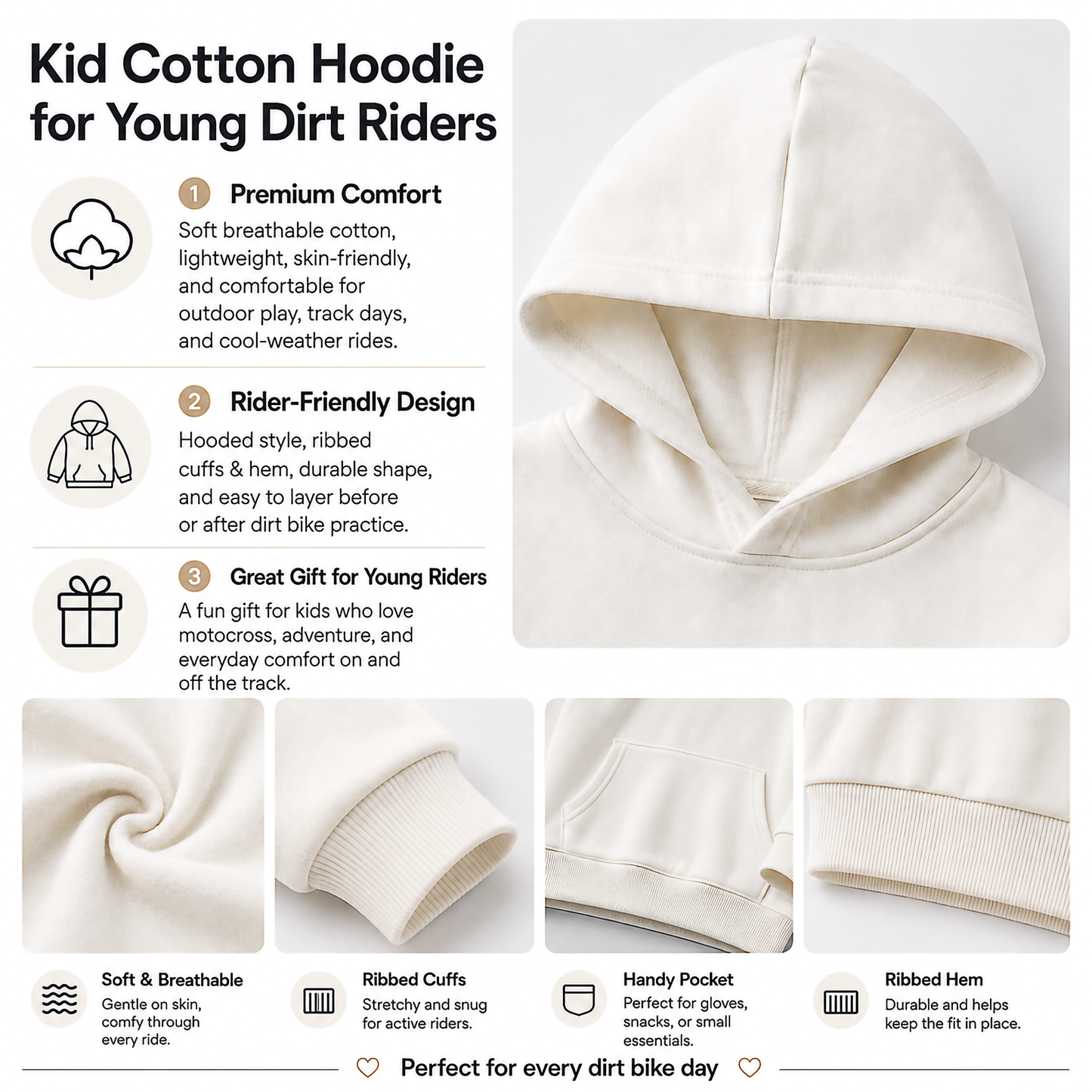 Yamaha Kid Cotton Hoodie